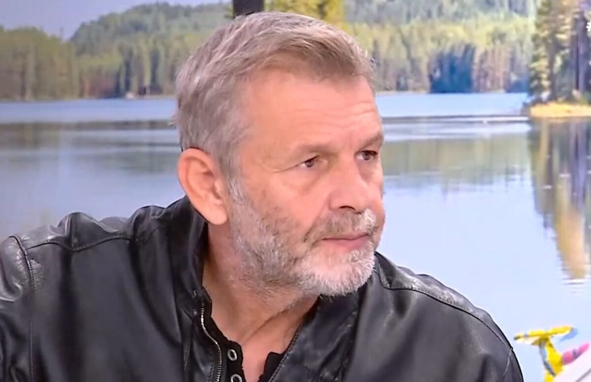 Ο Απόστολος Γκλέτσος κατά τη διάρκεια της συνέντευξης