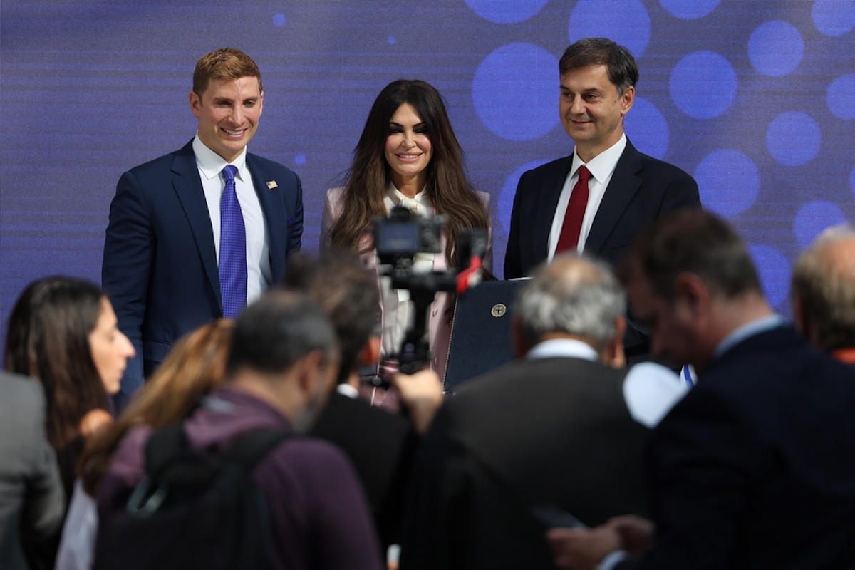 Διακήρυξη Οικονομικής Ασφάλειας υπέγραψαν η Ελλάδα και οι ΗΠΑ στο Ζάππειο Μέγαρο