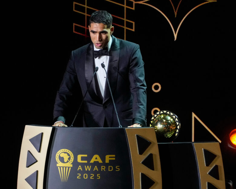 Ο Χακίμι πήρε το βραβείο του καλύτερου Αφρικανού ποδοσφαιριστή για το 2025