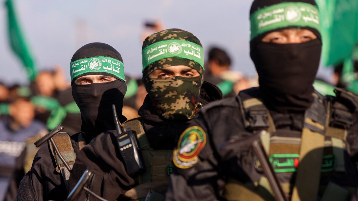 Μαχητές της Χαμάς στη Γάζα