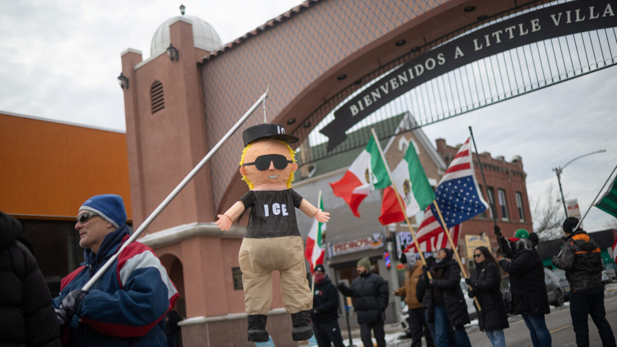 Διαδήλωση κατά της αστυνομίας μετανάστευσης ICE στο Σικάγο