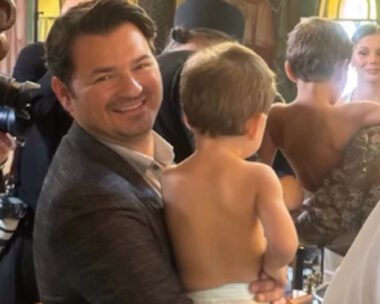 Ο Ιωάννης Απέργης με τον ένα του γιο