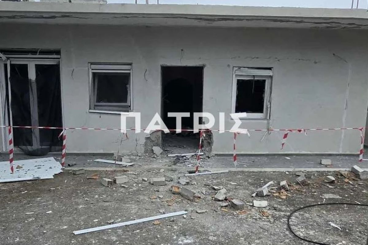 Το σπίτι στα Βορίζια που τοποθετήθηκε ο εκρηκτικός μηχανισμός
