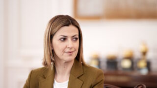 Η αναπληρώτρια υπουργός Υγείας, Ειρήνη Αγαπηδάκη