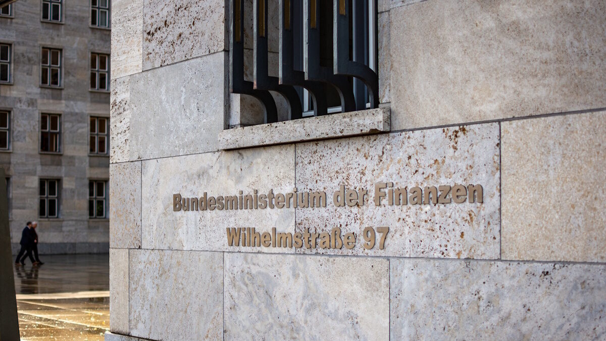 Berlin / Germany - March 10, 2017: Headquarters of Federal Ministry of Finance of Germany, Bundesministerium der Finanzen, in Berlin, Germany. Economy crash due to COVID-19 Coronavirus pandemic