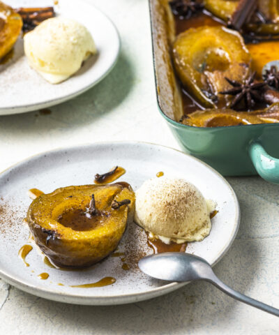 Καραμελωμένα αχλάδια