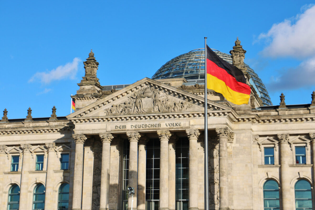 Panorama View of the German national parliament