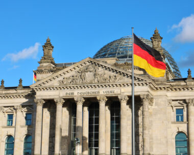 Panorama View of the German national parliament