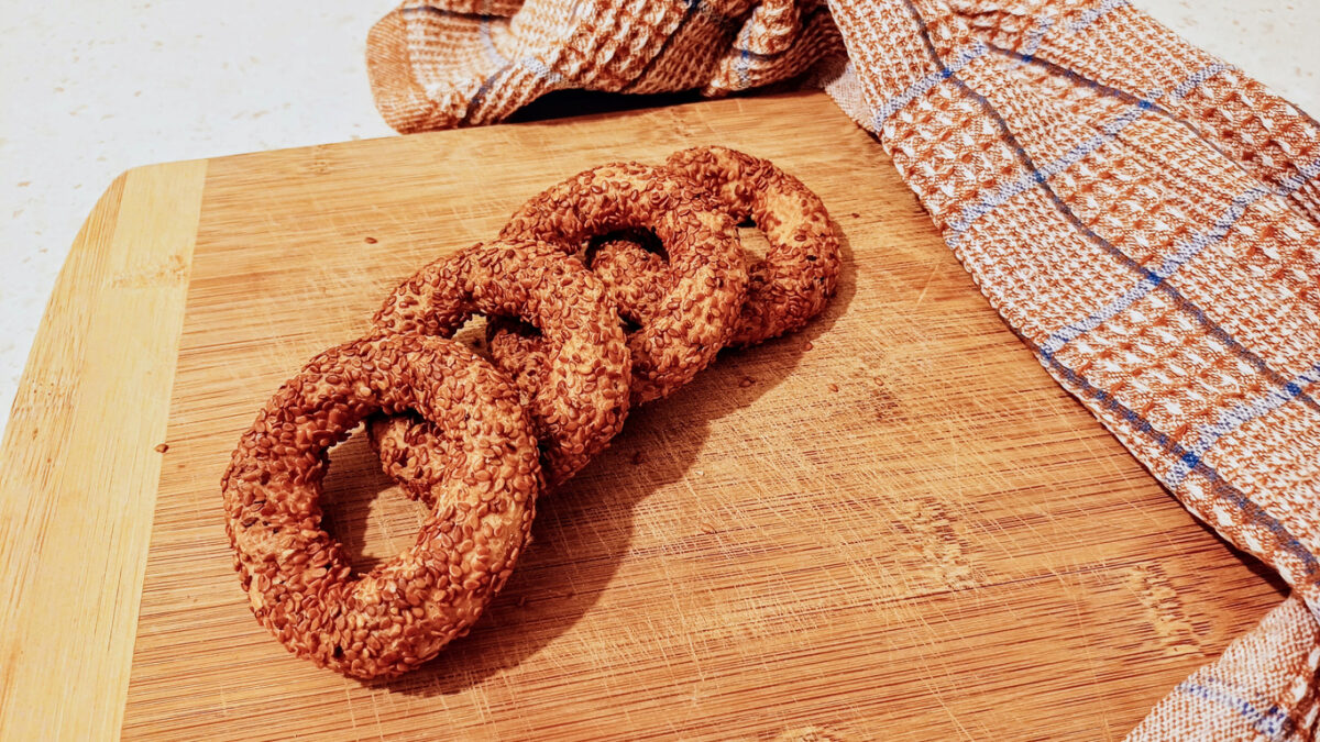 Τυροκούλουρα με βρώμη