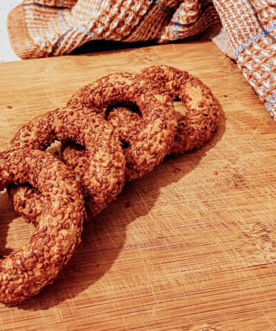 Τυροκούλουρα με βρώμη