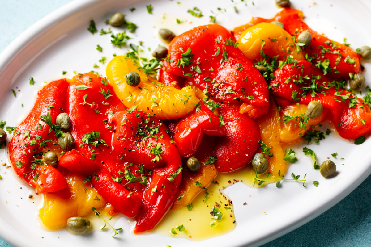 Πιπεριές σκορδάτες