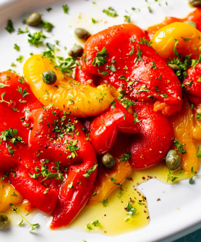 Πιπεριές σκορδάτες