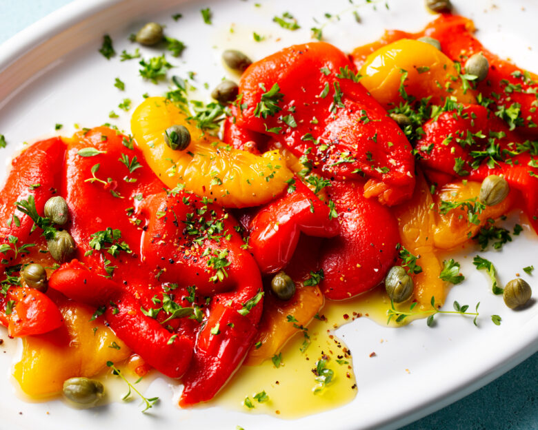 Συνταγή για πιπεριές σκορδάτες στον φούρνο