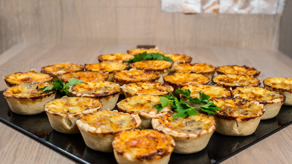 Quiches με σολομό και τυρί κρέμα