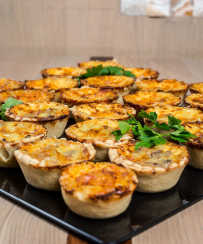 Quiches με σολομό και τυρί κρέμα