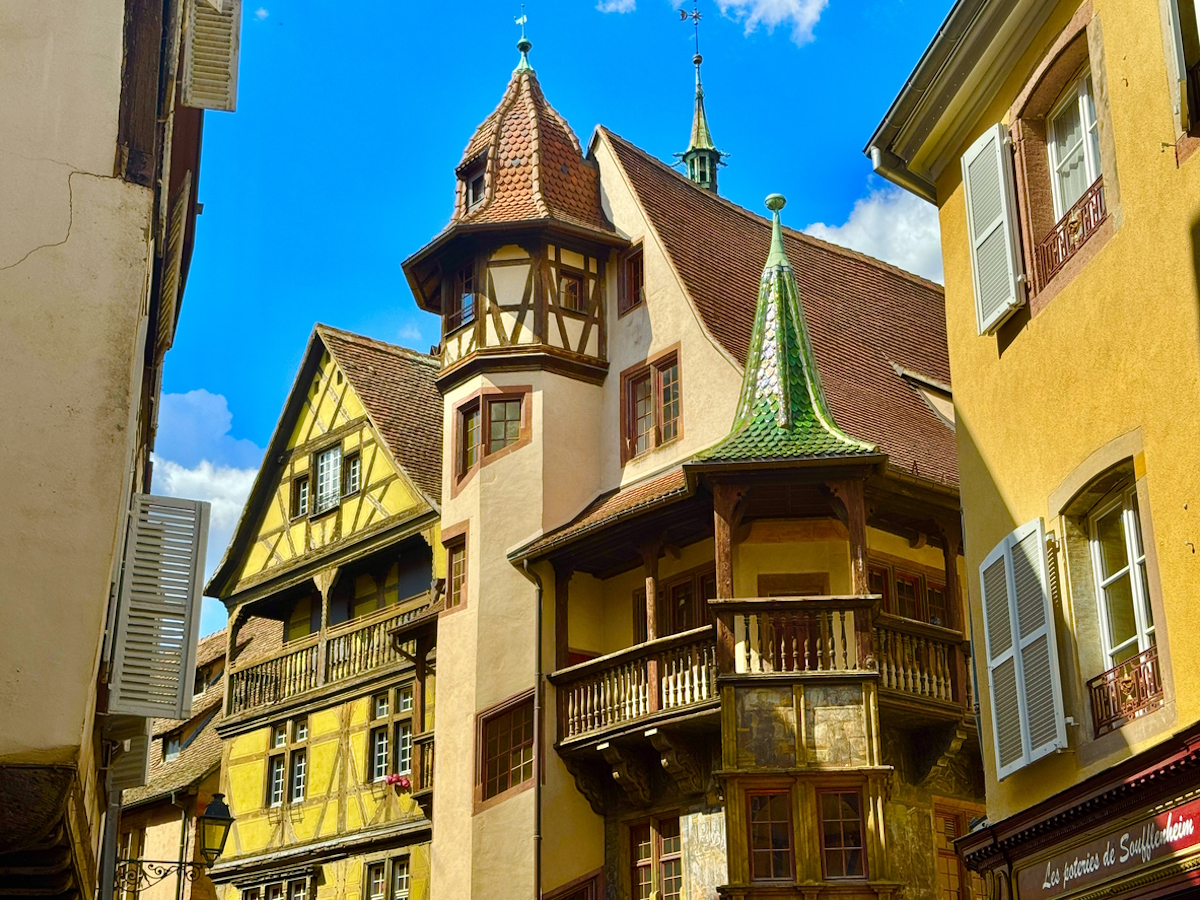 Colmar, France: 05/12/2025 - Colmar is a town in the Alsace region of northeastern France, near the German border. Its old town has cobblestone streets lined with half-timbered medieval and Renaissance buildings.