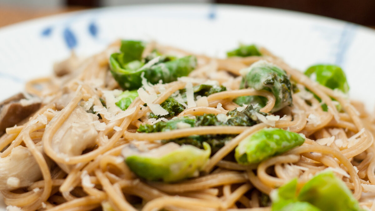 A plate with a nice dinner