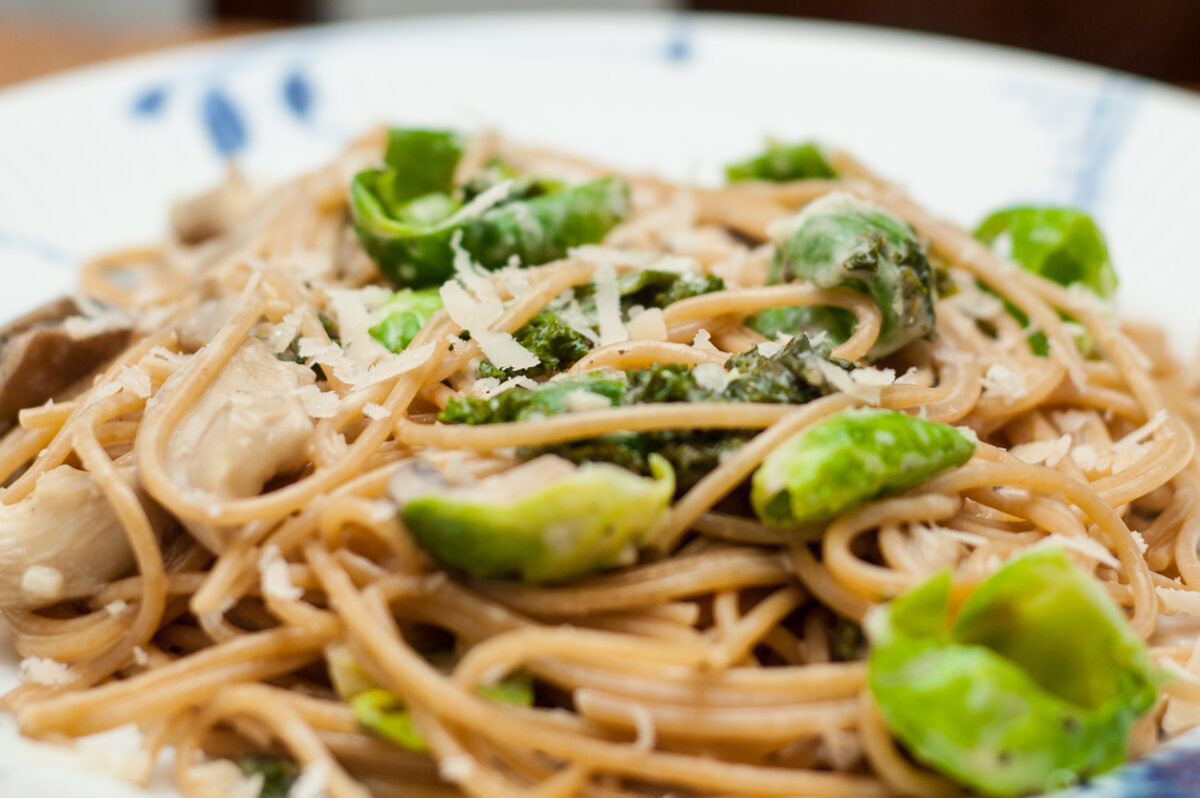 A plate with a nice dinner