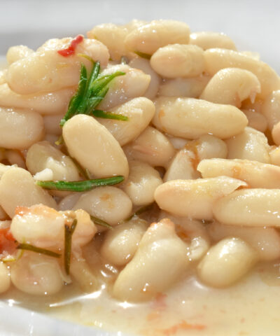 Φασόλια με κρεμώδη σάλτσα