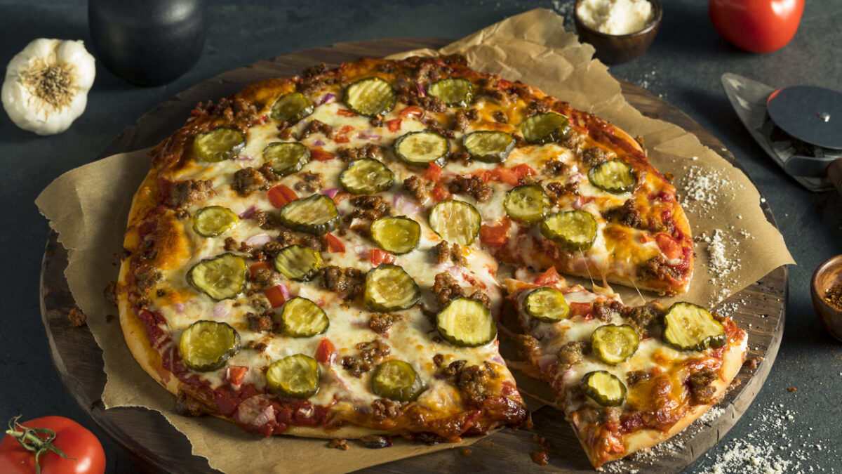 Πίτσα cheeseburger