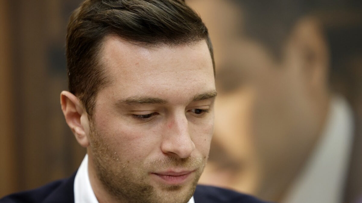 Ο Γάλλος ηγέτης του ακροδεξιού κόμματος «Rassemblement National» (RN), Jordan Bardella