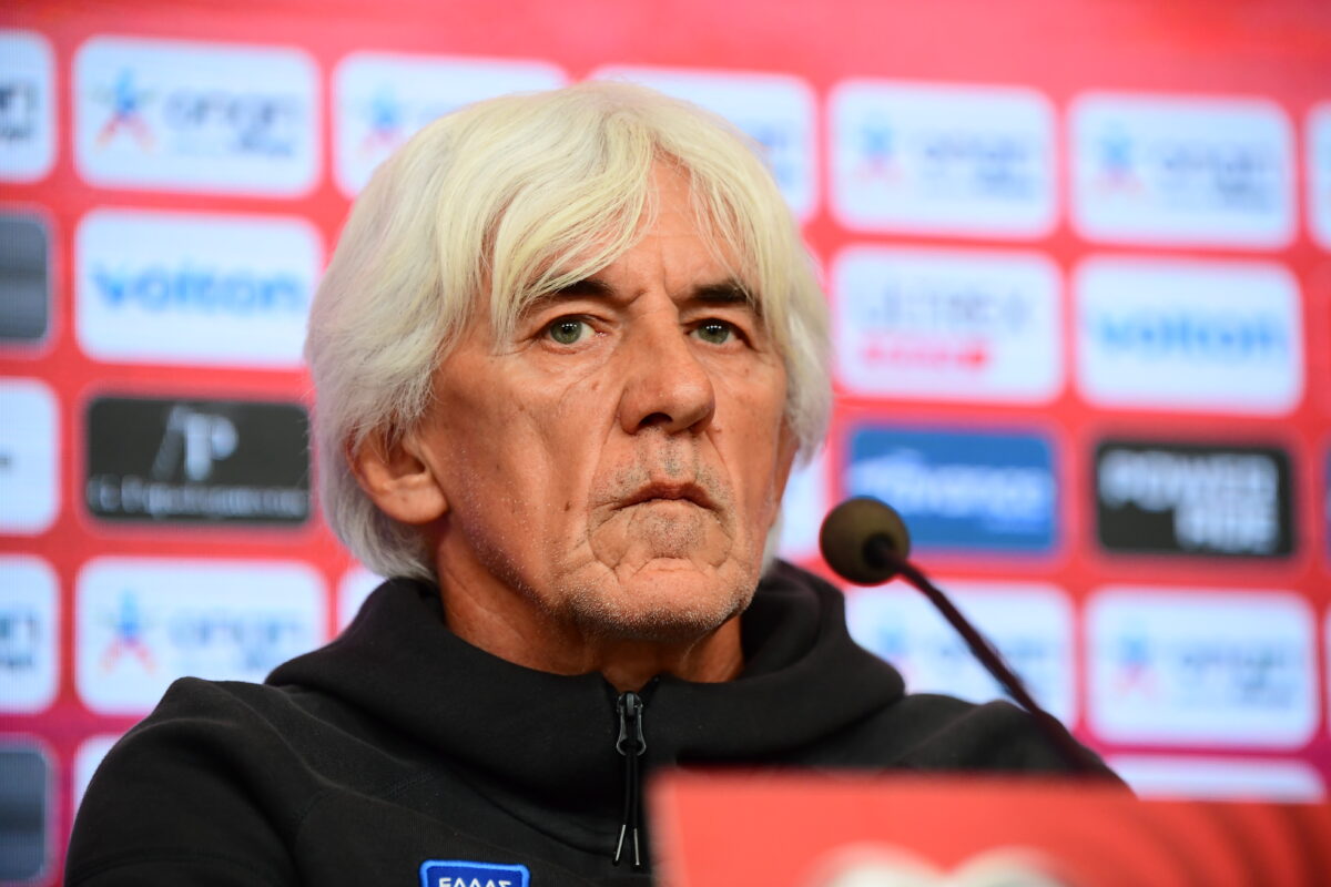 Ο Ιβάν Γιοβάνοβιτς στη συνέντευξη Τύπου (KLODIAN LATO