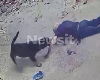 Η σοκαριστική στιγμή της επίθεσης