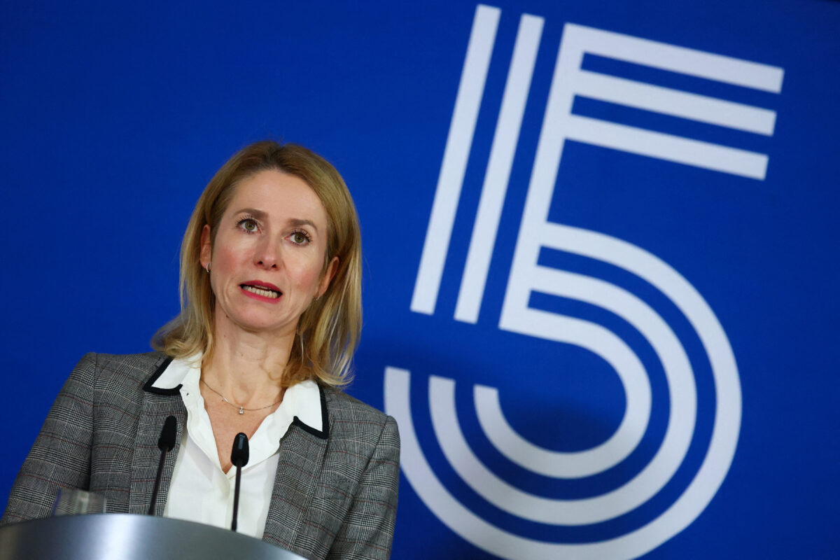 Η Ύπατη Εκπρόσωπος της Ευρωπαϊκής Ένωσης για θέματα εξωτερικής πολιτικής και πολιτικής ασφαλείας, Κάγια Κάλλας