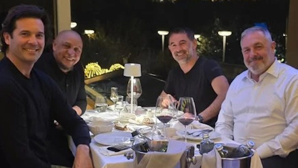 Ο Γιώργος Καραγκούνης δείπνησε με Ρομπέρτο Κάρλος και Σολάρι στην Αθήνα