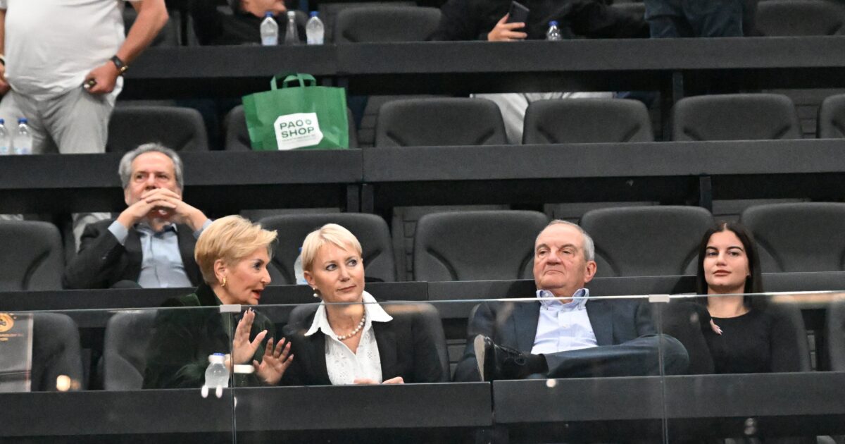 Kostas Karamanlis and Natasa Pazaitis saw Panathinaikos – Dubai BC in the Euroleague up close