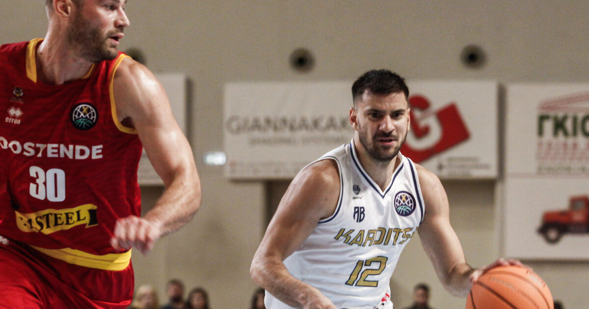 Karditsa – Ostendi 82-78: Historic victory for Thessaly in the BCL, they secured the Play in