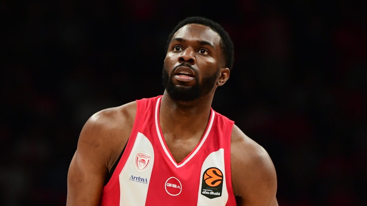 Ο Κίναν Έβανς στο Ολυμπιακός - Ζαλγκίρις (KLODIAN LATO