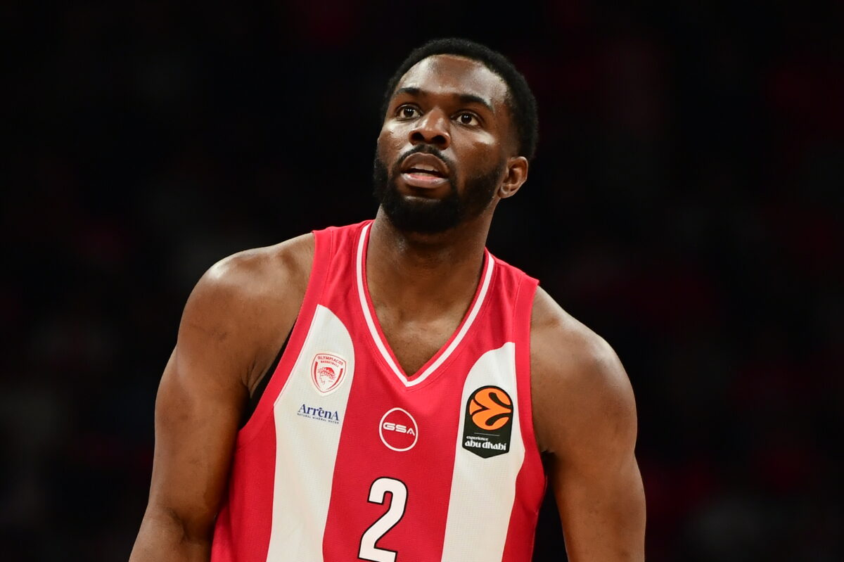 Ο Κίναν Έβανς στο Ολυμπιακός - Ζαλγκίρις (KLODIAN LATO