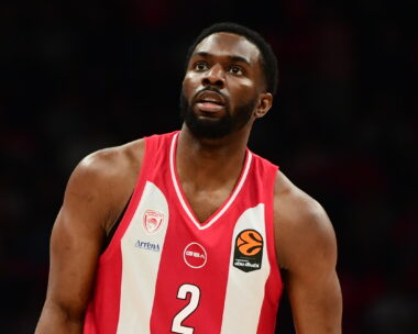 Ο Κίναν Έβανς στο Ολυμπιακός - Ζαλγκίρις (KLODIAN LATO