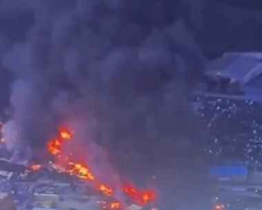 Το αεροσκάφος της UPS που συνετρίβη λίγο μετά την απογείωσή του από το αεροδρόμιο του Λούισβιλ στο Κεντάκι