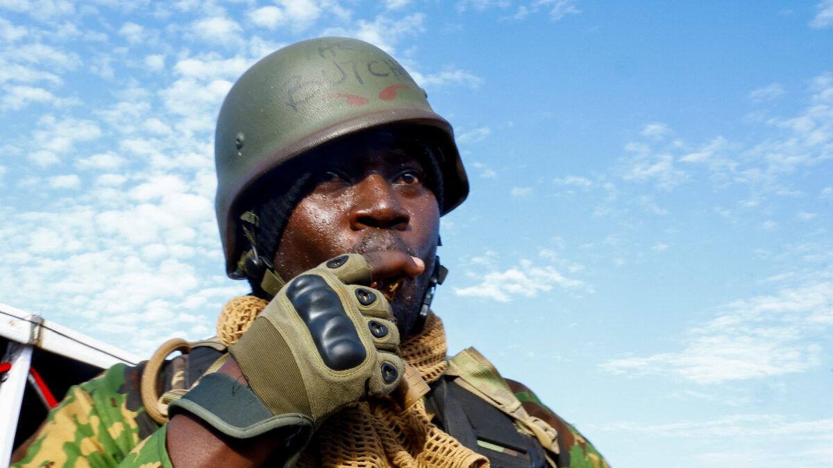 Ένας στρατιώτης από την Κένυα