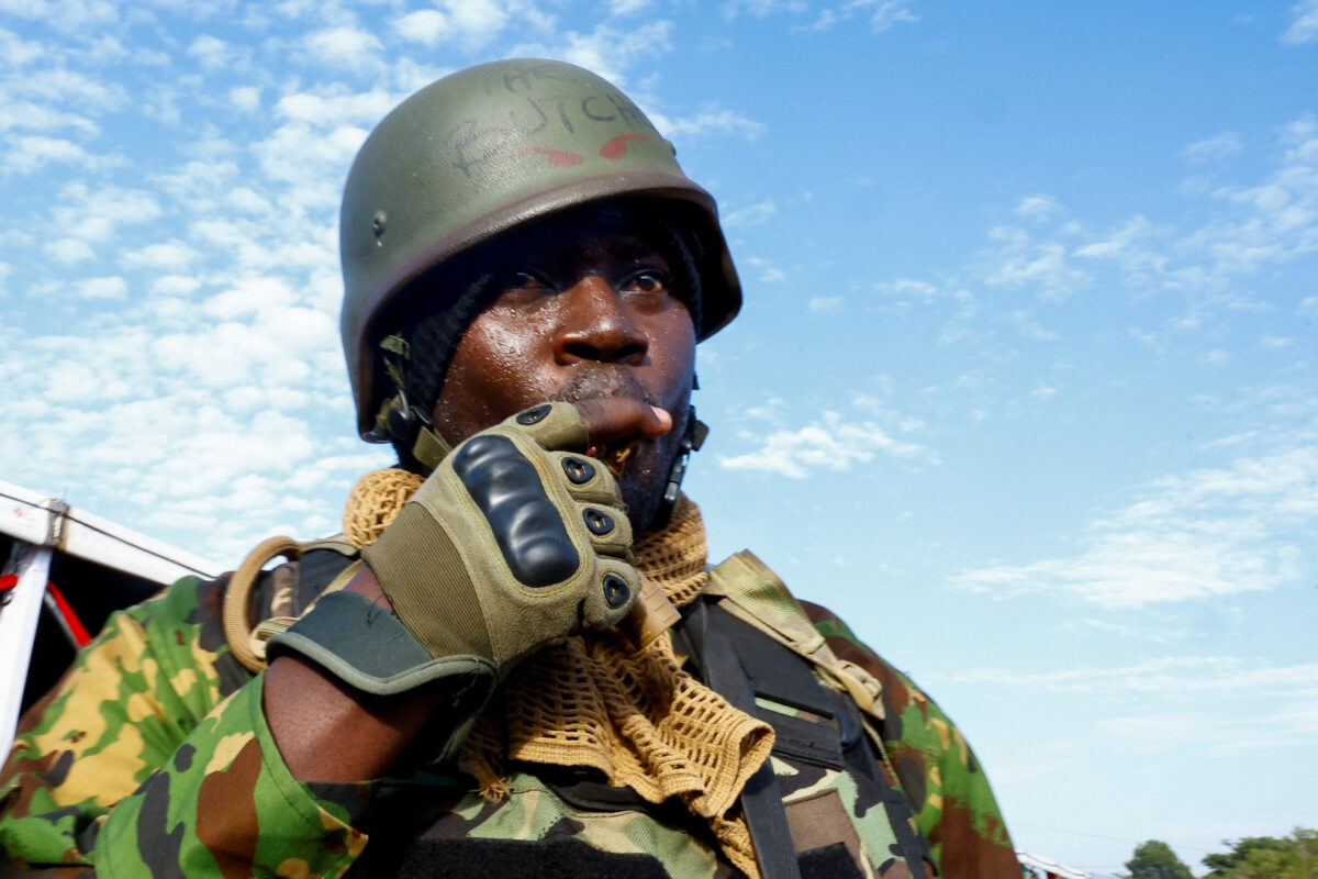 Ένας στρατιώτης από την Κένυα