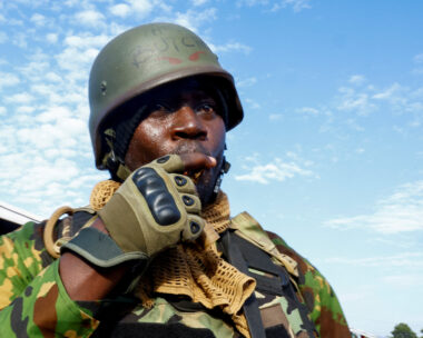 Ένας στρατιώτης από την Κένυα