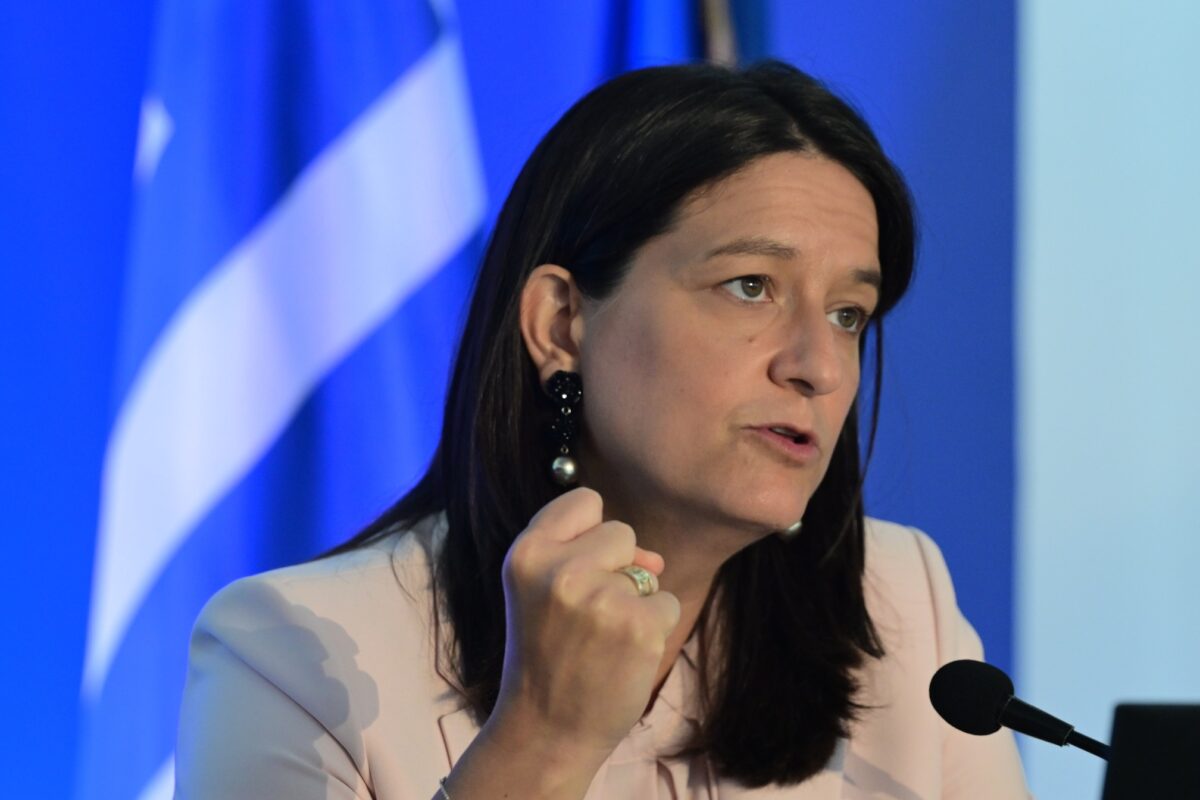 Η Υπουργός Εργασίας, Νίκη Κεραμέως