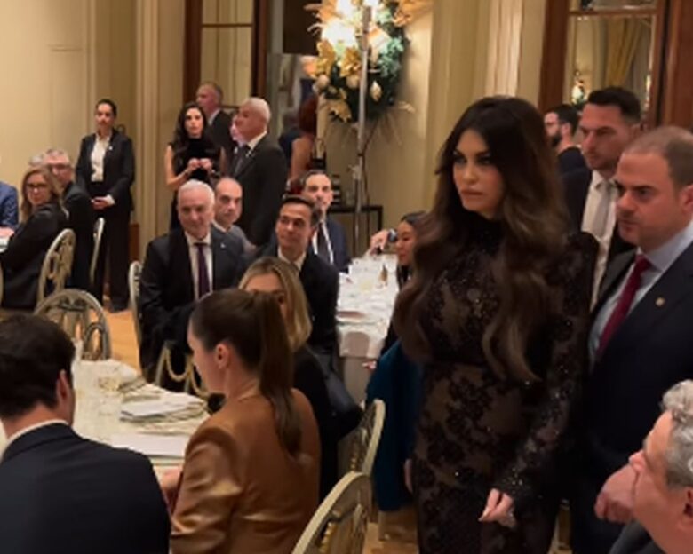 Dailymail: Η Κίμπερλι Γκιλφόιλ με μαύρη see through τουαλέτα που δίχασε τα social media – «Είναι σε εκδήλωση ή σε κλαμπ;»