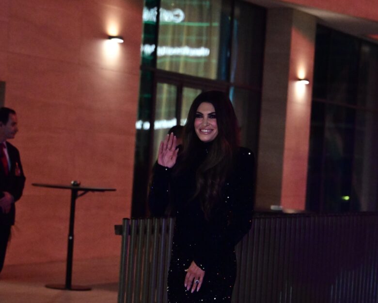 Η πρώτη δεξίωση της Κίμπερλι Γκιλφόιλ μετά την άφιξή της στην Ελλάδα