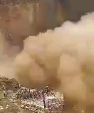 Η στιγμή της πολύνεκρης κατάρρευσης σε ορυχείο του Κονγκό