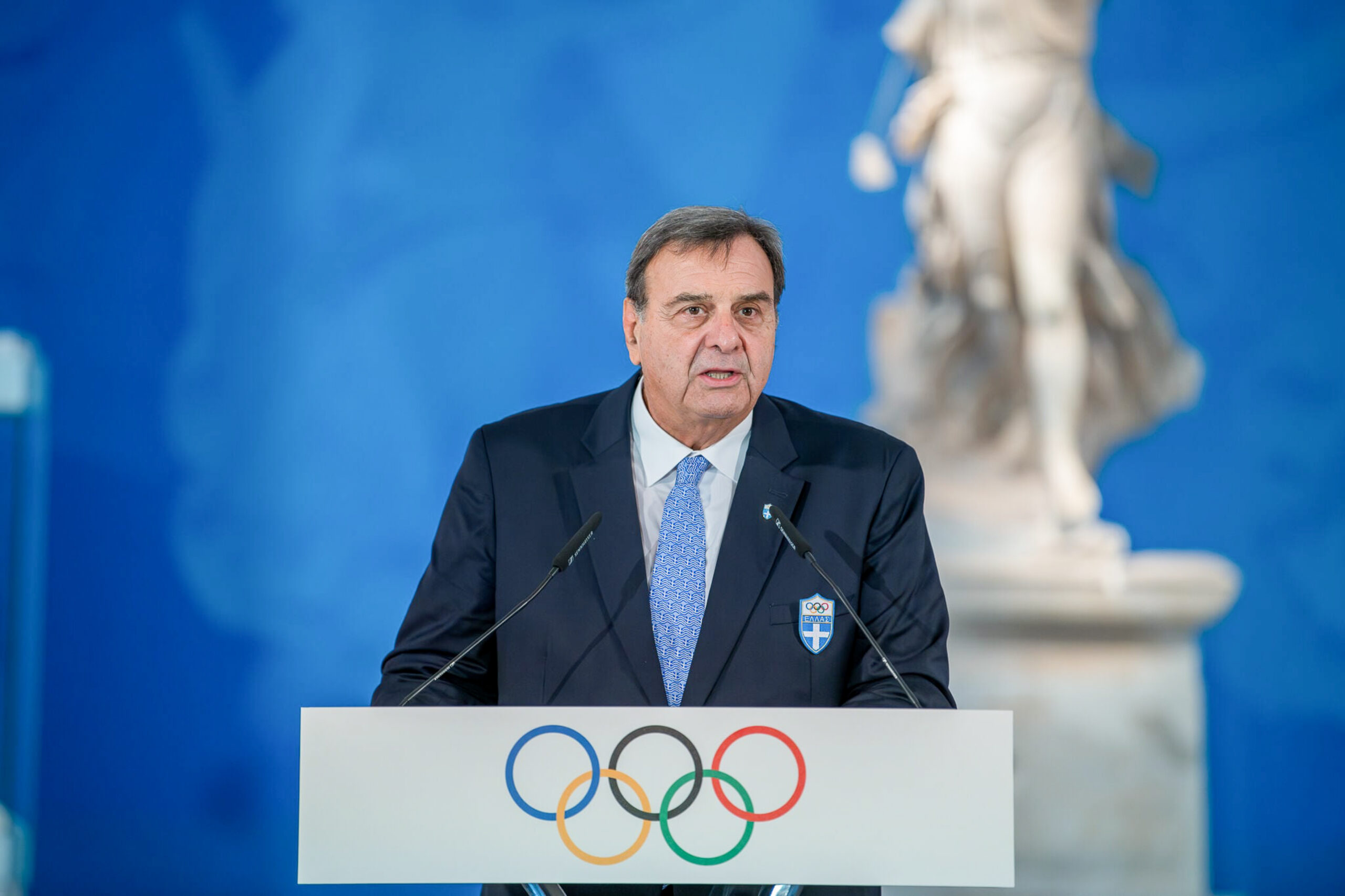 Ο Ισίδωρος Κούβελος στην ομιλία του