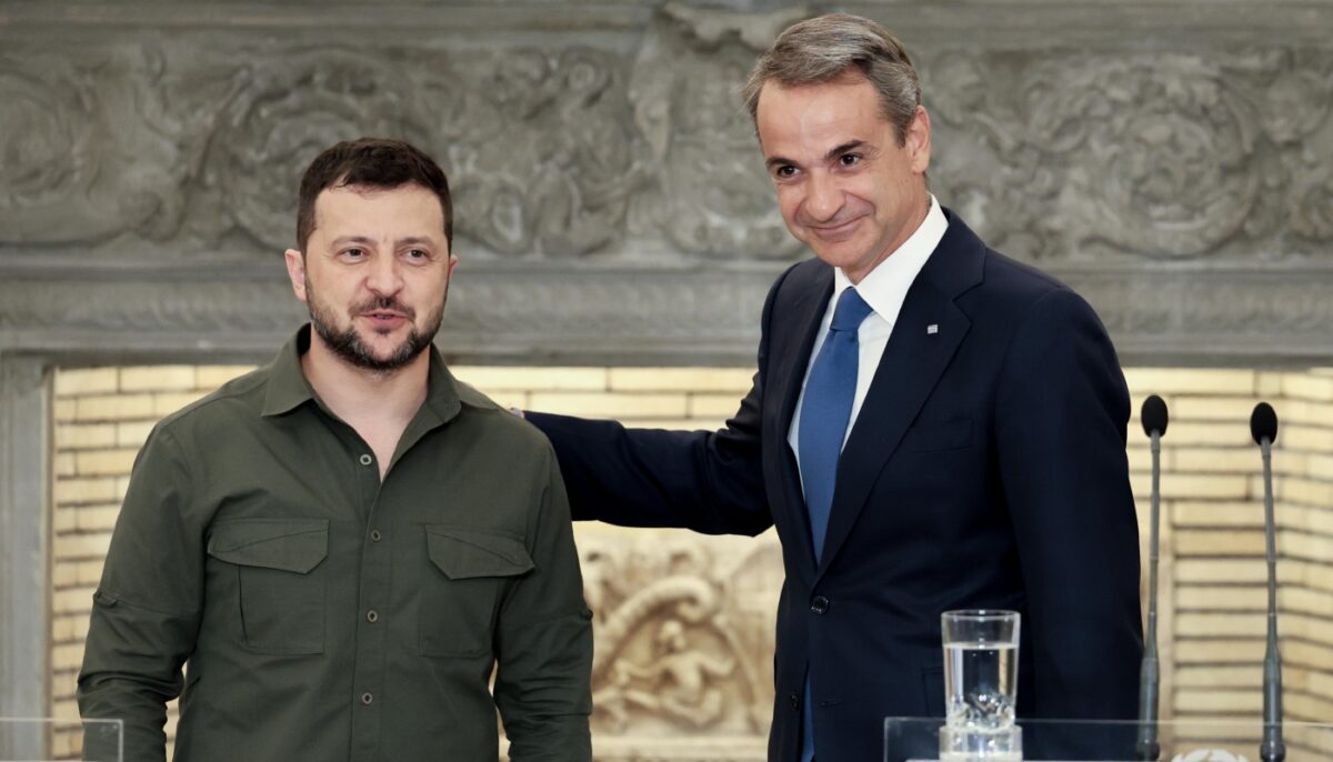 Κυριάκος Μητσοτάκης / Βολοντίμιρ Ζελένσκι