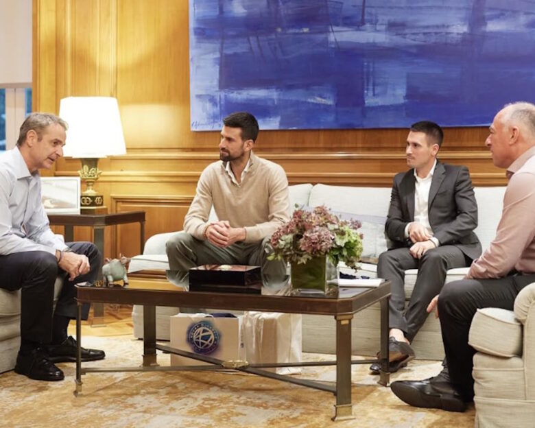 Μητσοτάκης με Τζόκοβιτς για την ενίσχυση του τένις στην Ελλάδα: Η ανάρτηση του πρωθυπουργού