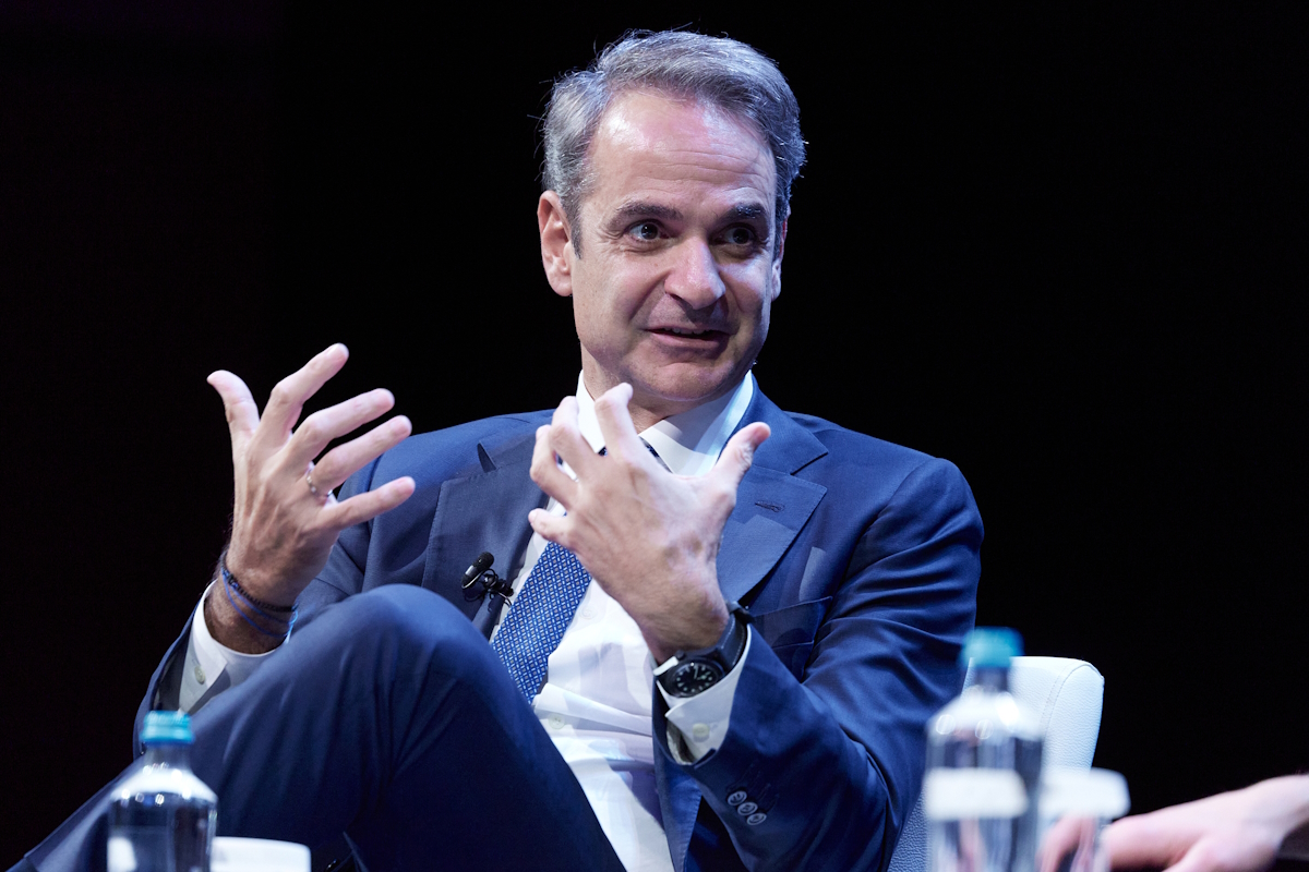 Ο πρωθυπουργός, Κυριάκος Μητσοτάκης στην εκδήλωση «GenAI Summit» στο Ίδρυμα Σταύρος Νιάρχος