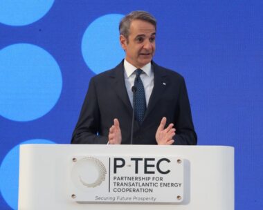 Ο Κυριάκος Μητσοτάκης στο Ζάππειο