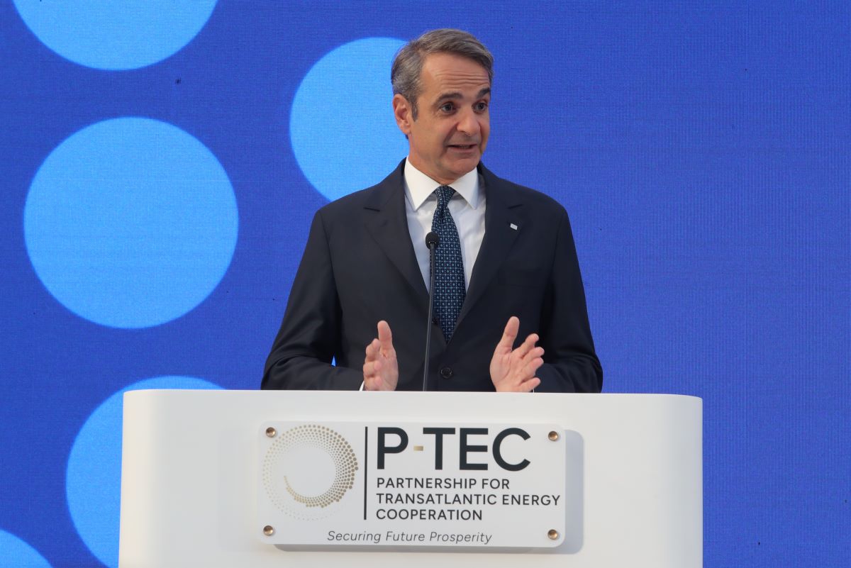 Ο Κυριάκος Μητσοτάκης στο Ζάππειο