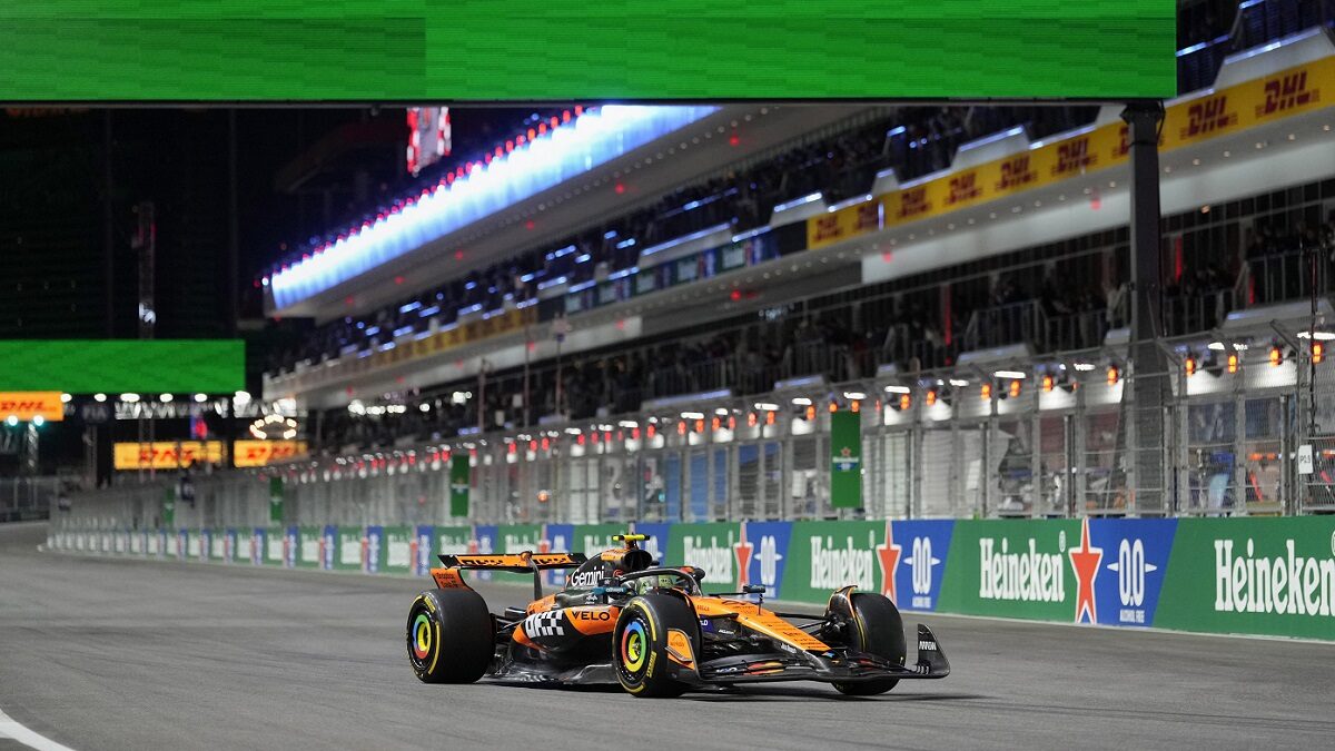 McLaren driver Lando Norris Las Vegas Grand Prix