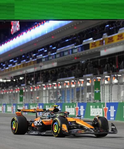 McLaren driver Lando Norris Las Vegas Grand Prix